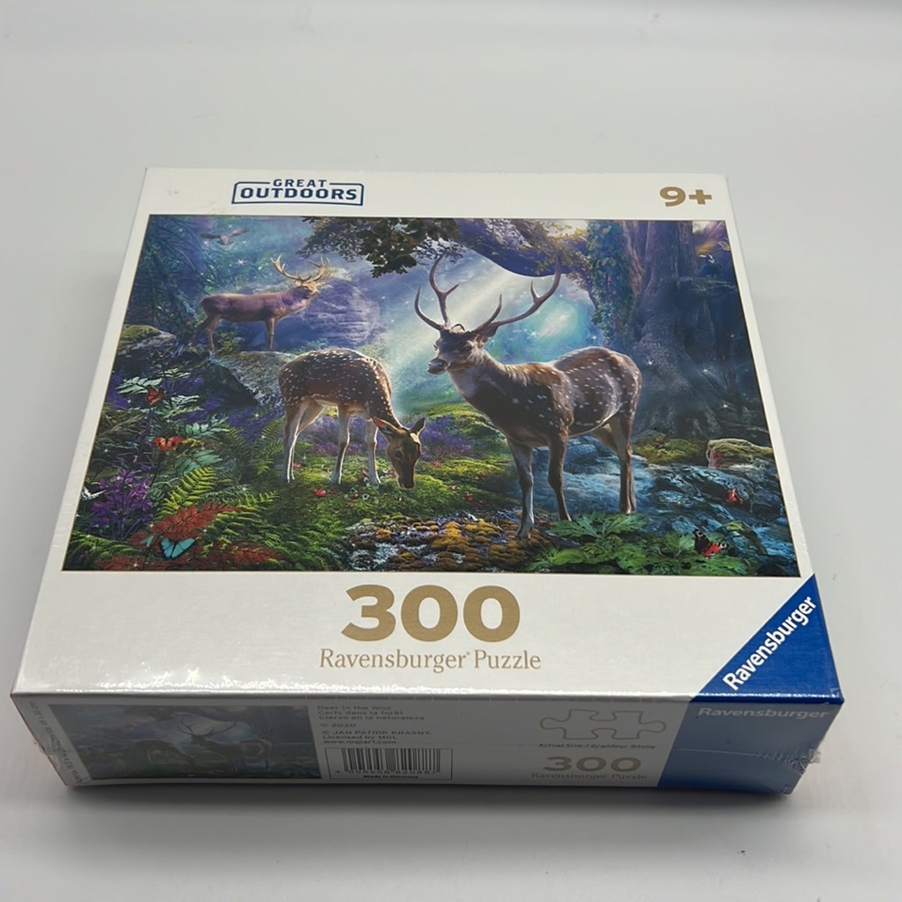 Ravensburger Great Outdoors Puzzle Series‎ Deer in the Wild 300 Piece Jigsaw